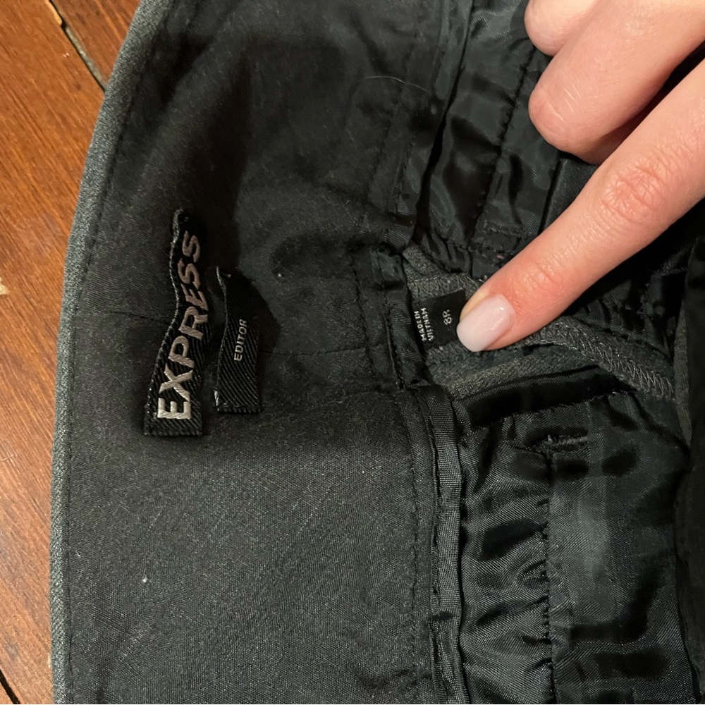 Express editor flare grey pants - Picture 2 of 2